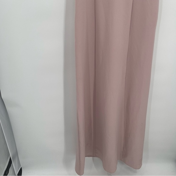 Show Me Your MuMu Geneva Gown Long Maxi Dress size Medium blush Pink bridesmaid - Picture 9 of 12